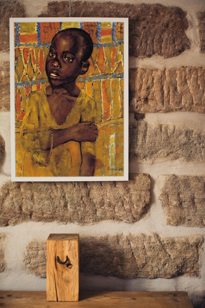 African boy by Kuzma Petrov-Vodkin Post-Impressionism Art dated 1907