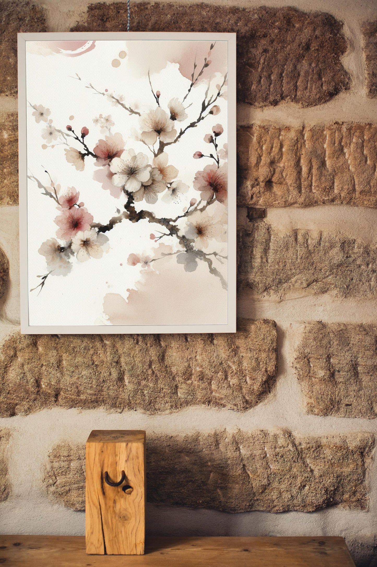 Elysian Ananta Sakura: Ethereal Japanese Watercolor Art