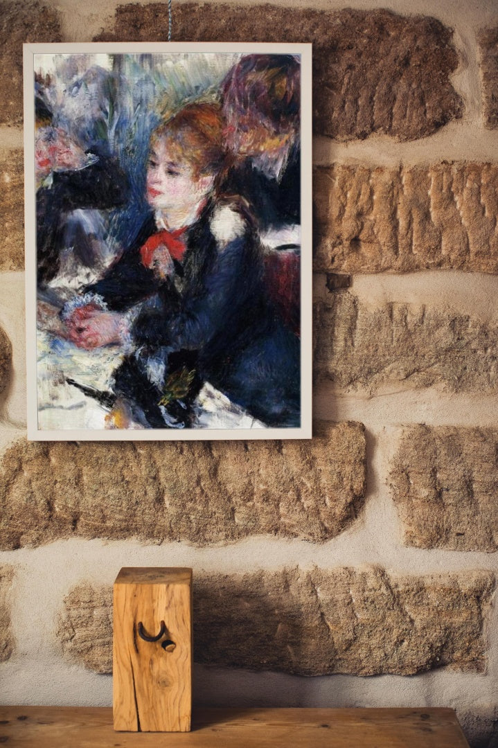 At the Milliner`s by Pierre-Auguste Renoir Impressionism Art dated 1878