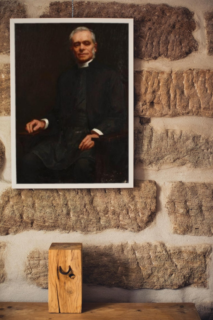 The Reverend Canon Boyce by Julian Ashton Realism Art dated 1917