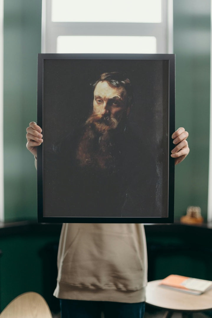 Auguste Rodin by John Singer Sargent Realism Art dated 1884