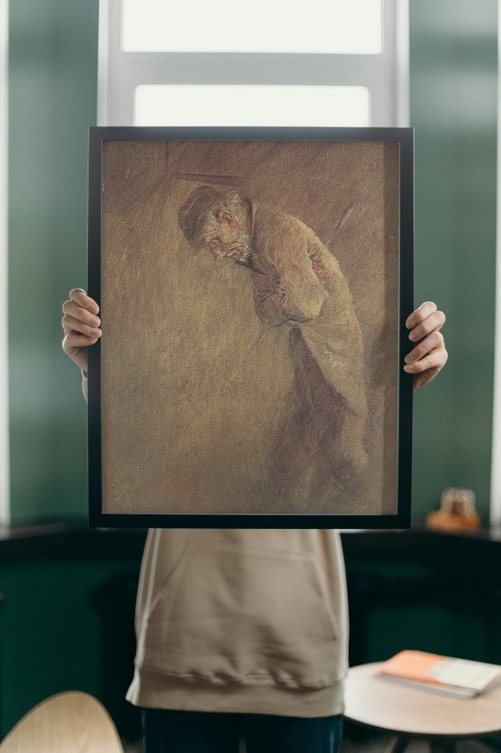 Old Tramp by Laszlo Mednyanszky Expressionism Art dated 1880