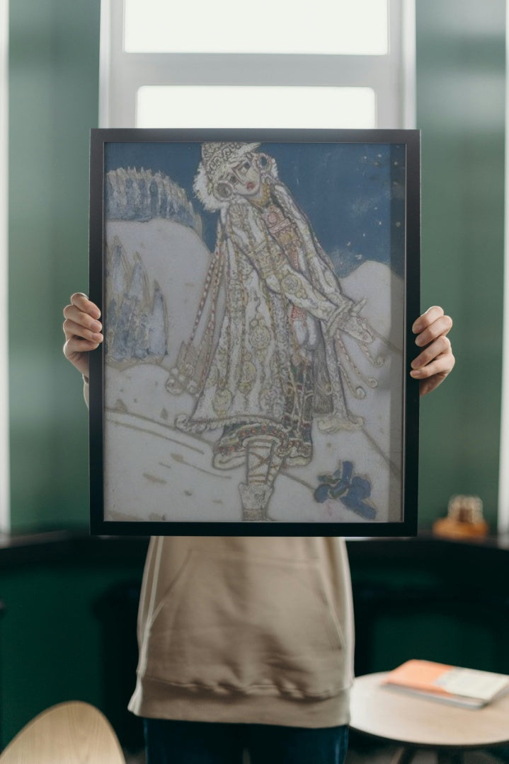 Snow Maiden by Nicholas Roerich Art Nouveau (Modern) Art dated 1912