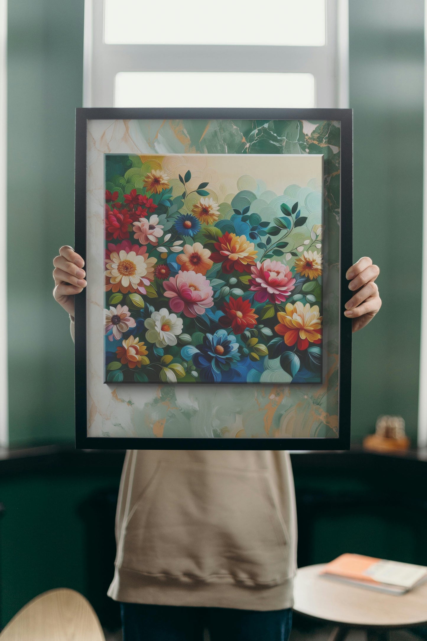 Vibrantus Florameticus: Modern Floral Oil Painting