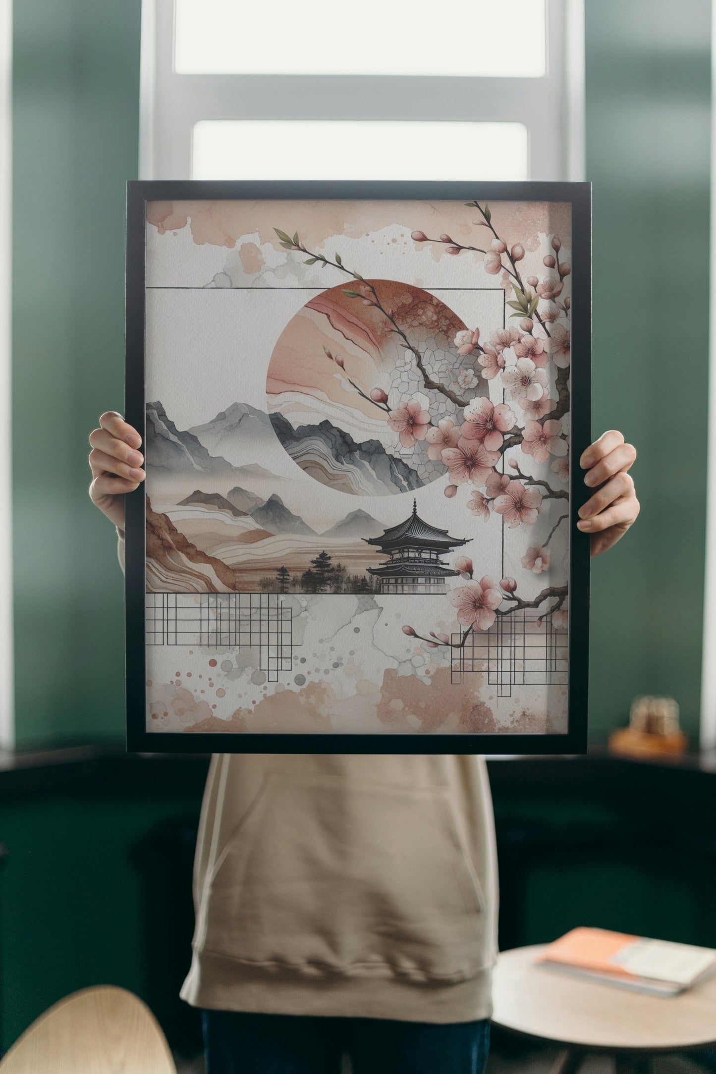 NaturaVividus Sakura: Ethereal Japanese Watercolor Art