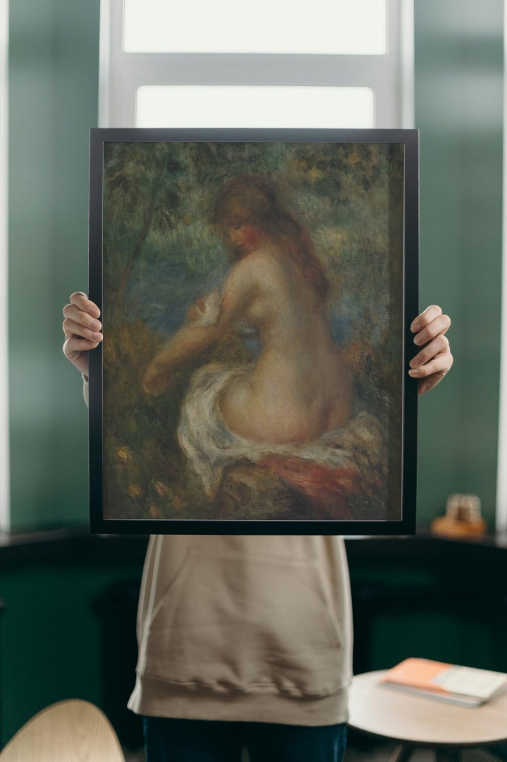 Bather by Pierre-Auguste Renoir Impressionism Art dated 1905