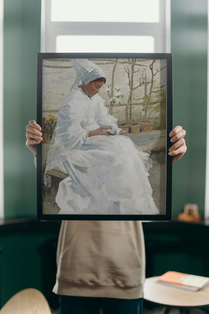 Communion Day by Edward E. Simmons Realism Art