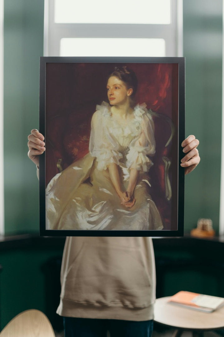 Helen Dunham by John Singer Sargent Realism Art dated 1892