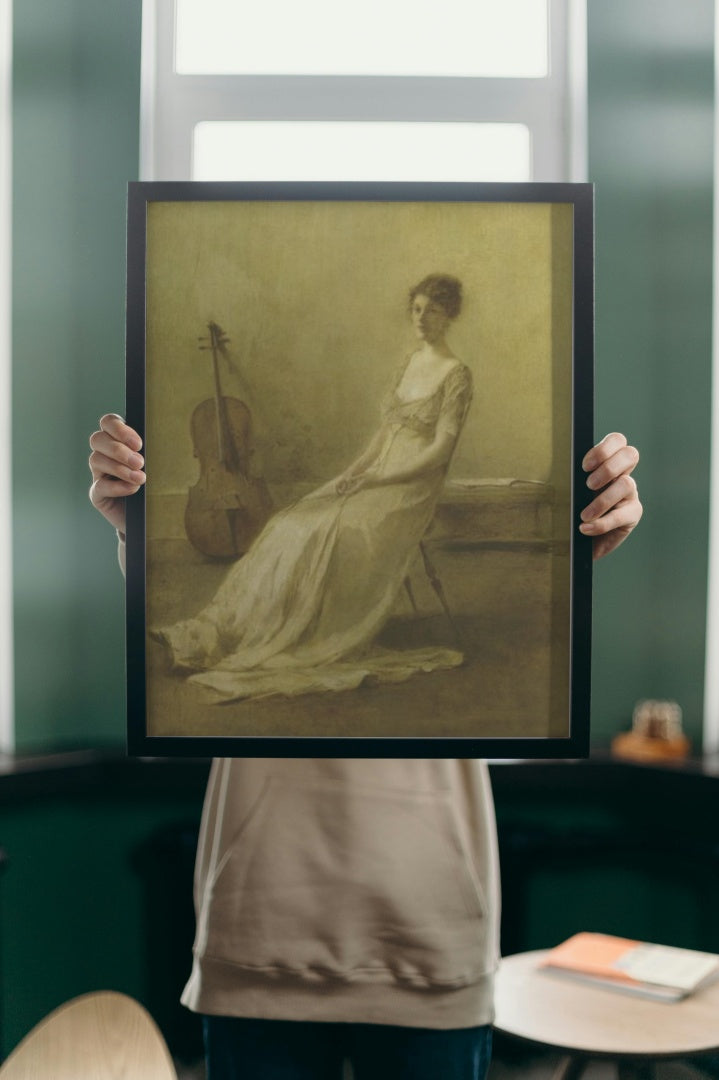 The Musician by Thomas Dewing Tonalism Art