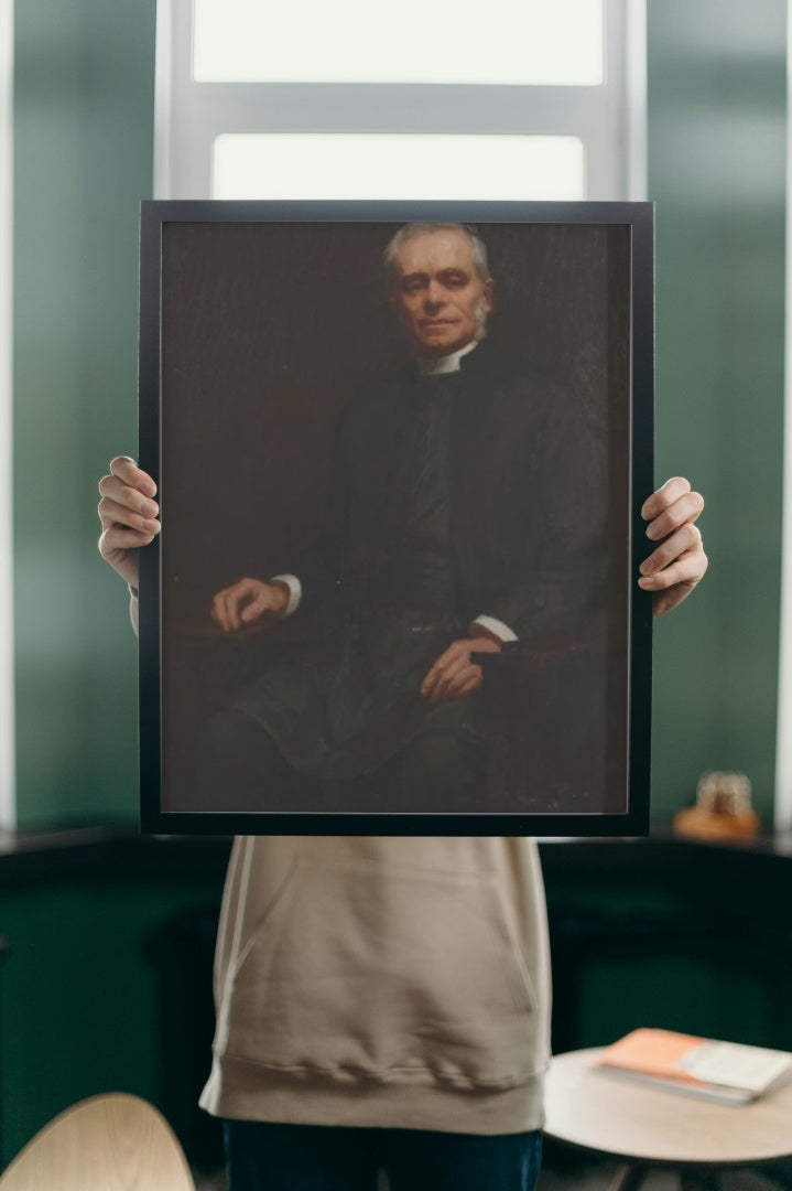 The Reverend Canon Boyce by Julian Ashton Realism Art dated 1917