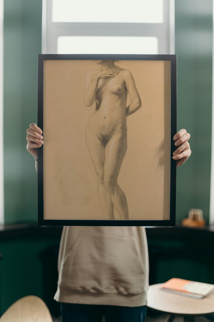 Female nude by Paul Mathiopoulos Realism Art