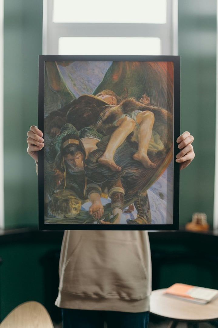 Eloe from Ellenai by Jacek Malczewski Art Nouveau (Modern) Art