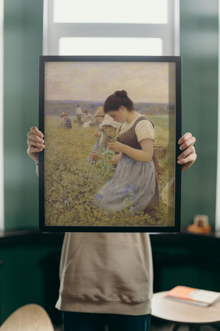 Women in the Fields by Charles Sprague Pearce Impressionism Art