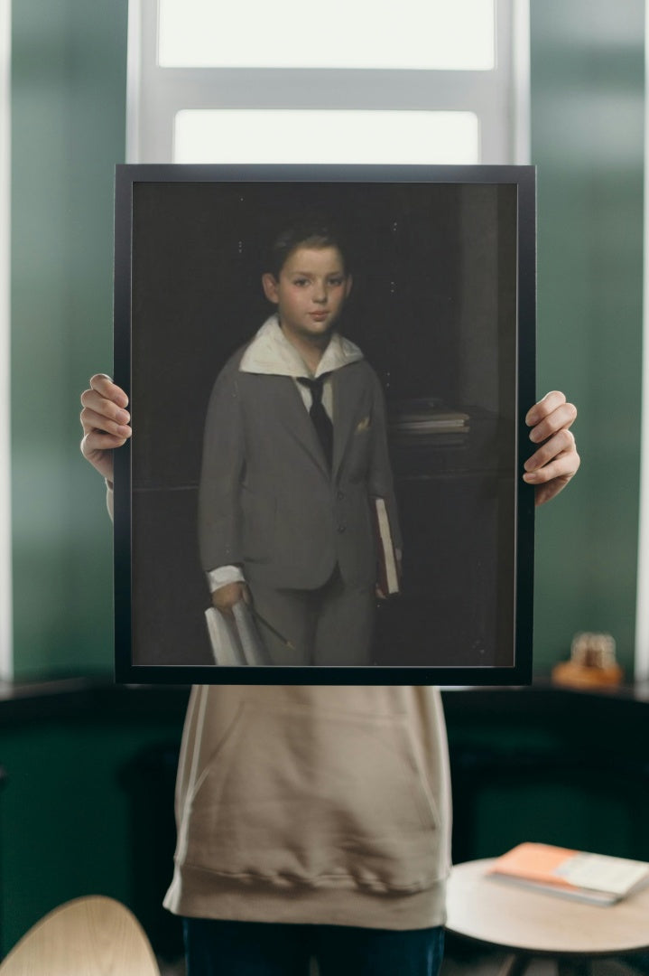 A Schoolboy by Edward E. Simmons Realism Art