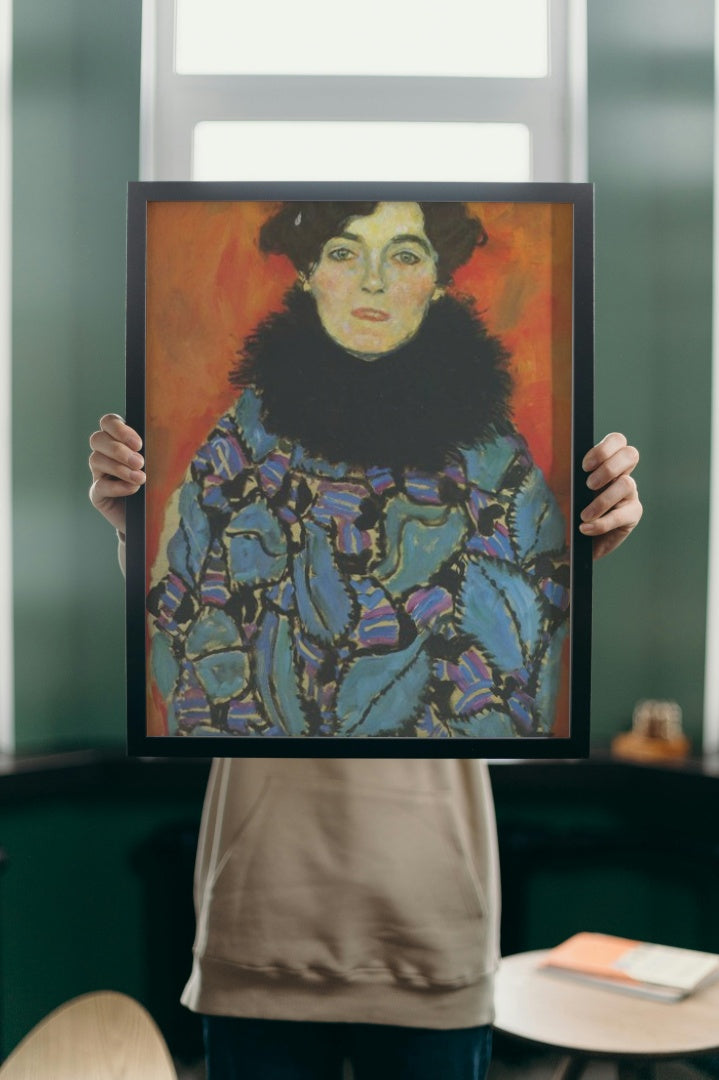 Portrait of Johanna Staude by Gustav Klimt Art Nouveau (Modern) Art dated 1918