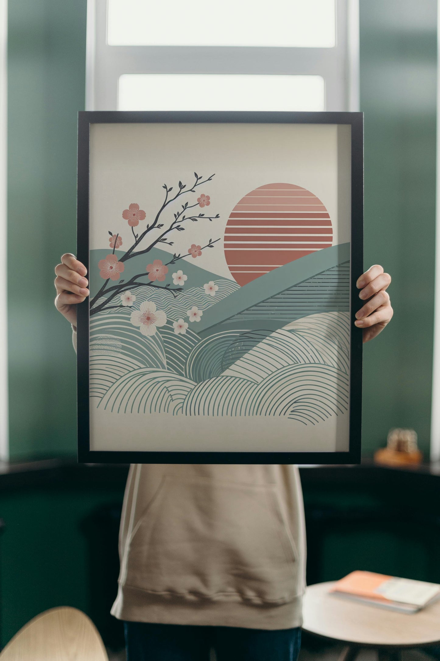 Serenum Blossomus: Radiant Japanese Cherry Blossoms Art