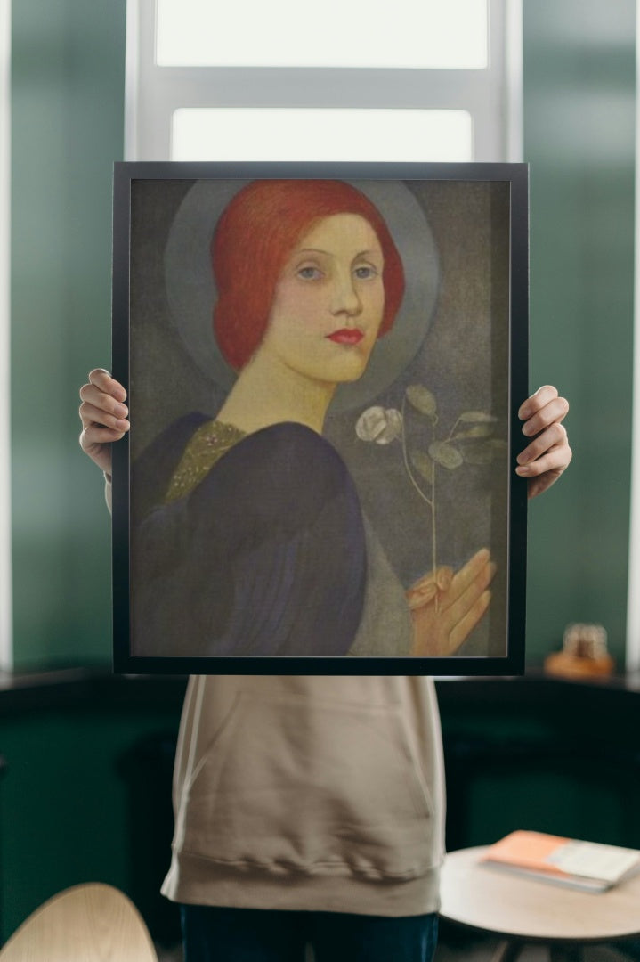 An Angel by Marianne Stokes Art Nouveau (Modern) Art