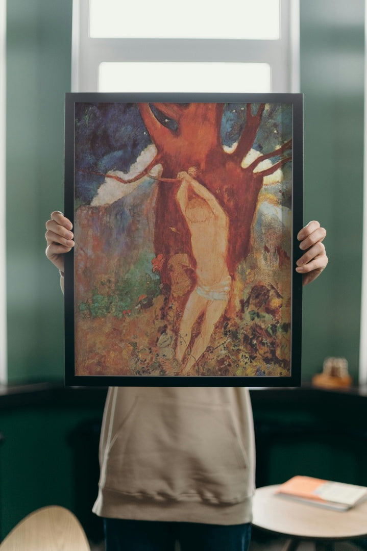 The Martyrdom of Saint Sebastian by Odilon Redon Symbolism Art dated 1910