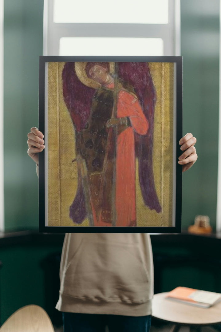 Archangel Michael by Nicholas Roerich Byzantine Art dated 1907