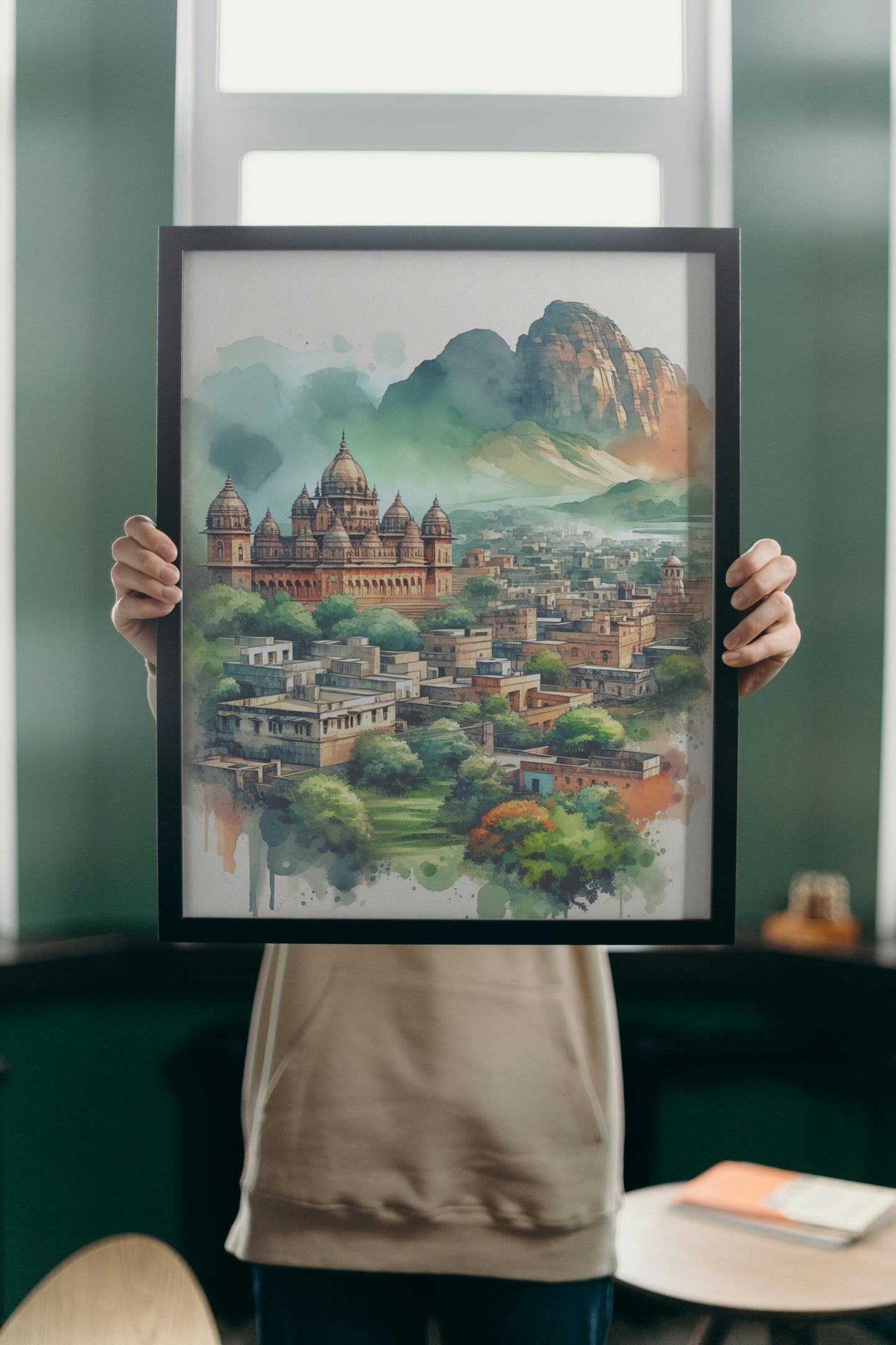 Serenus Virentis Indian Landscape Art: Captivating Cities, Quaint Villages, and Ethereal Towns