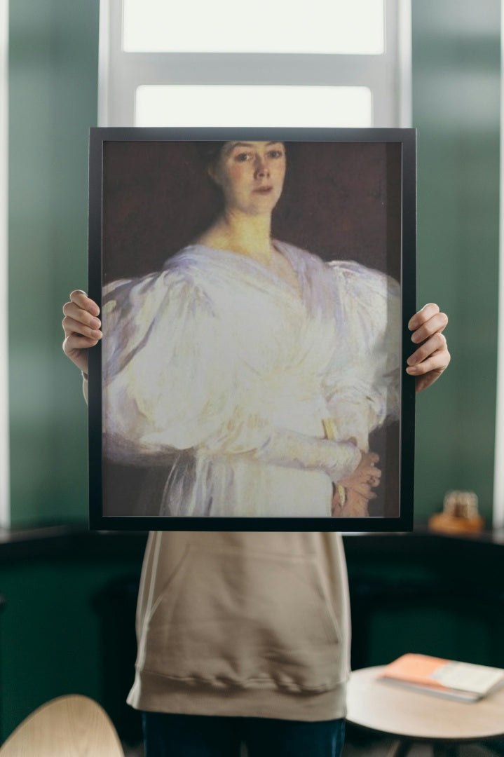 Mrs. Frederick Barnard by John Singer Sargent Realism Art dated 1885