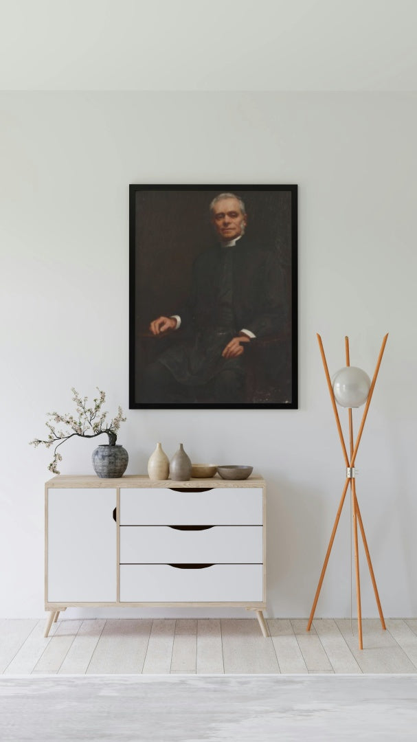 The Reverend Canon Boyce by Julian Ashton Realism Art dated 1917