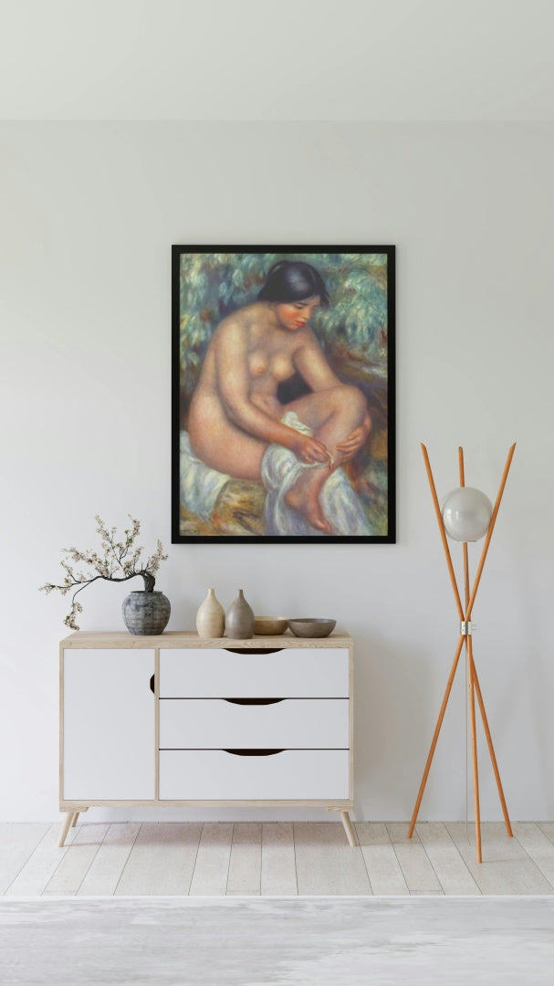 Bather wiping a wound by Pierre-Auguste Renoir Impressionism Art dated 1909