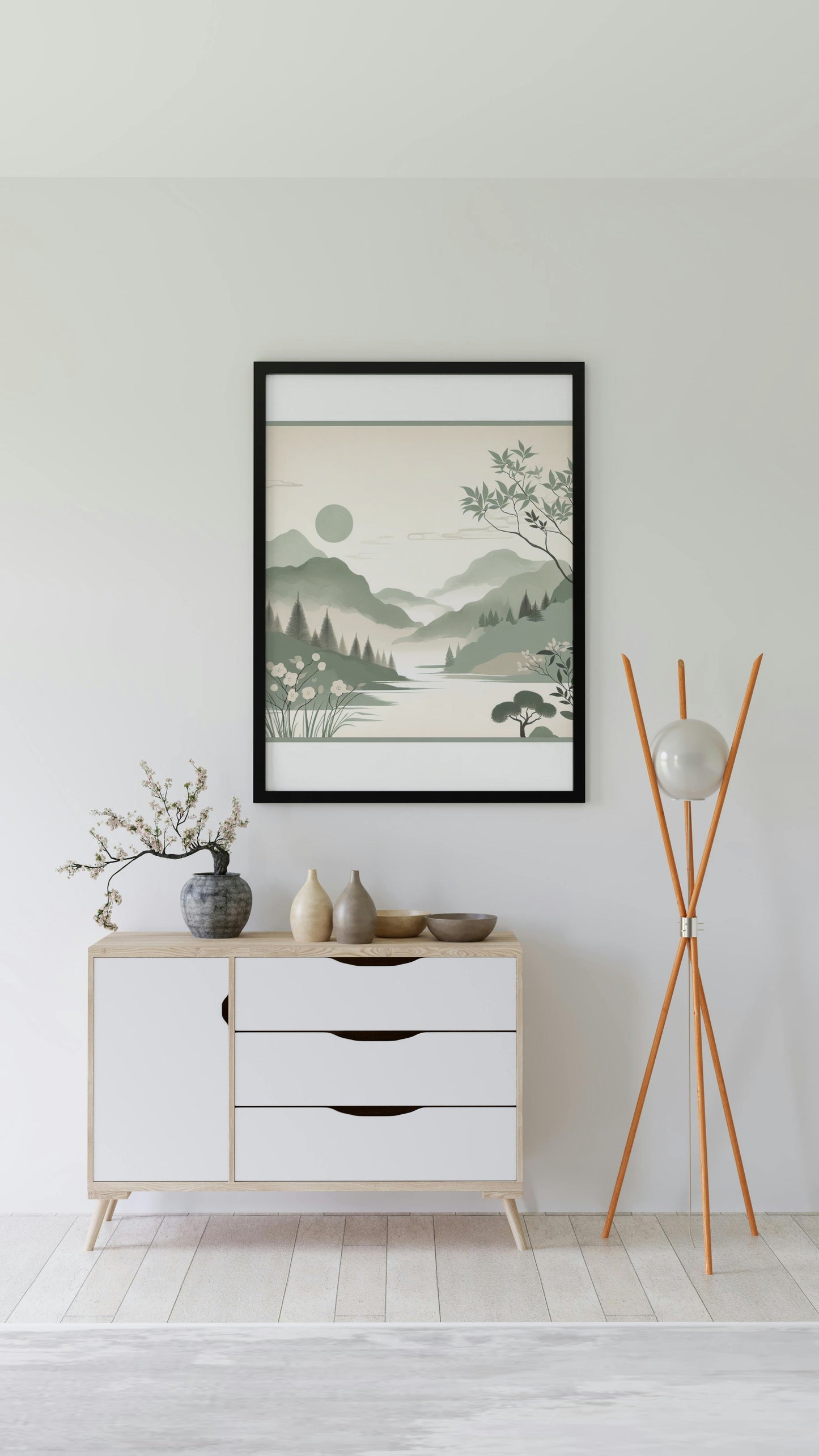 Seraphicus Natura: Elegant & Tranquil Japanese Watercolor Art