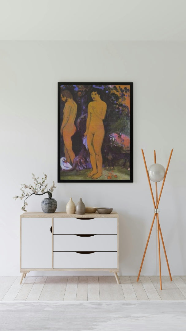 Adam and Eve by Paul Gauguin Post-Impressionism Art dated 1902