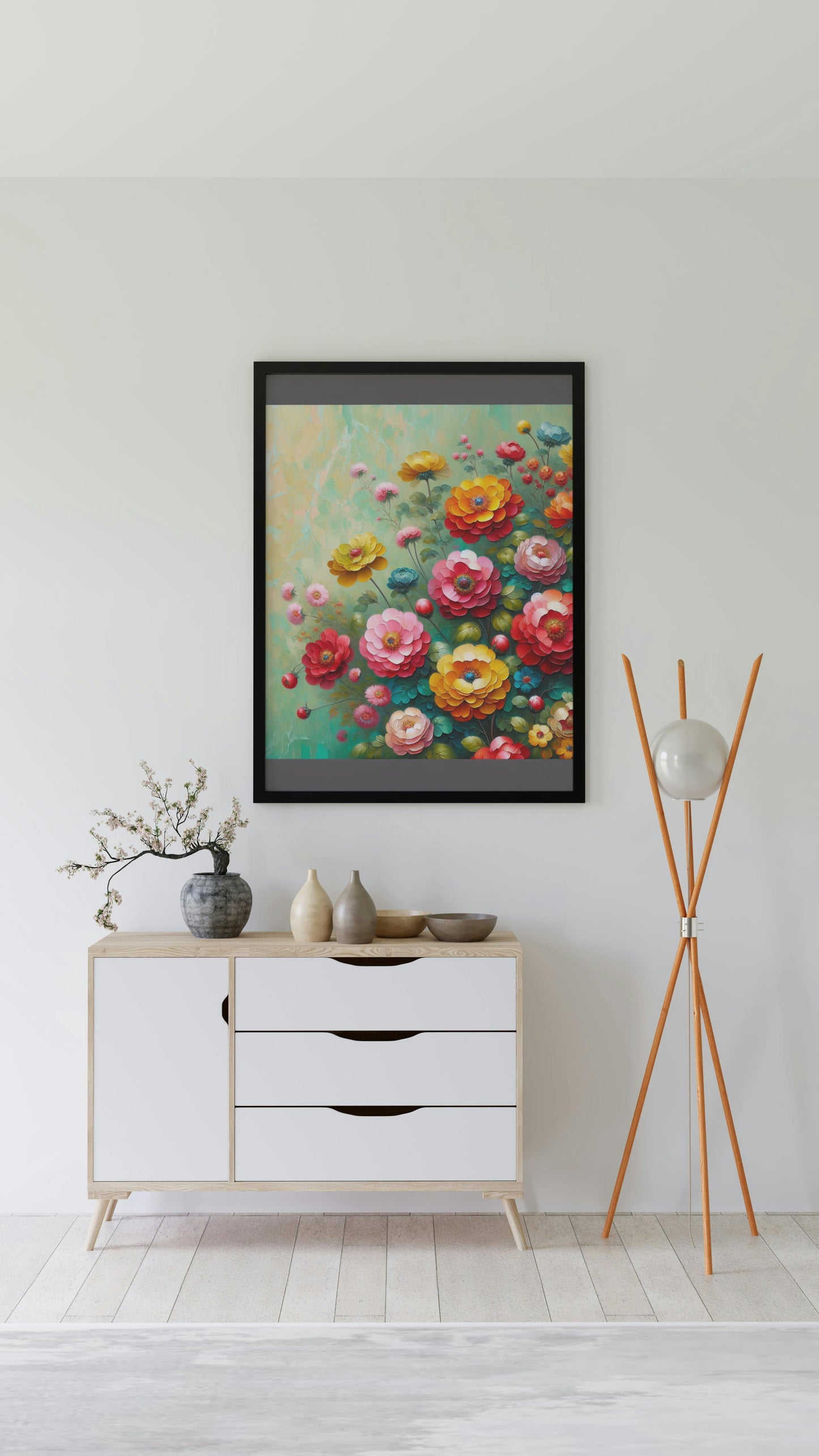 Vividus Ananya Floral Oilpainting Art