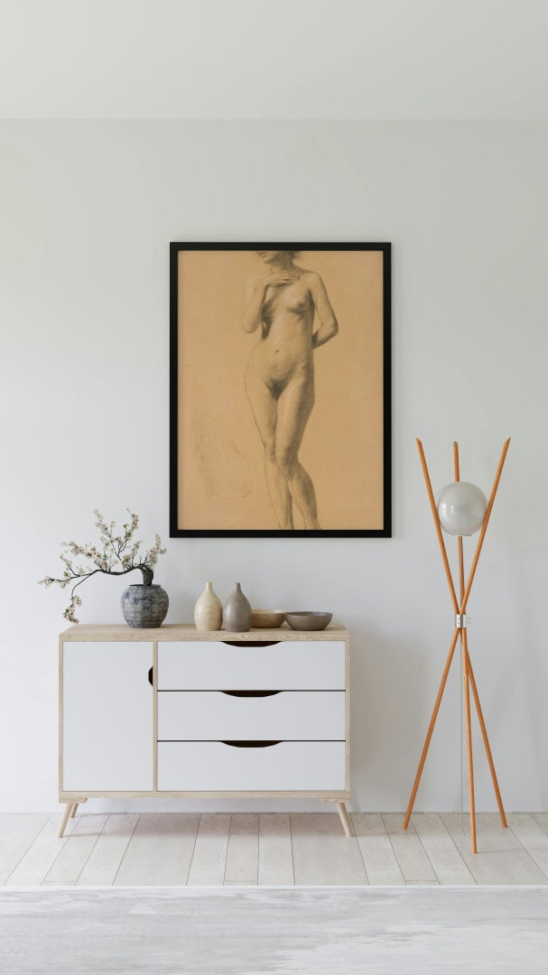 Female nude by Paul Mathiopoulos Realism Art