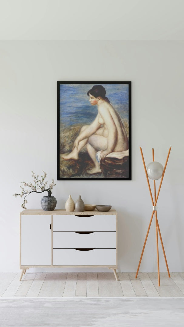 Bather by Pierre-Auguste Renoir Impressionism Art dated 1893