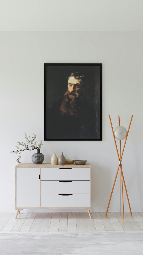 Auguste Rodin by John Singer Sargent Realism Art dated 1884