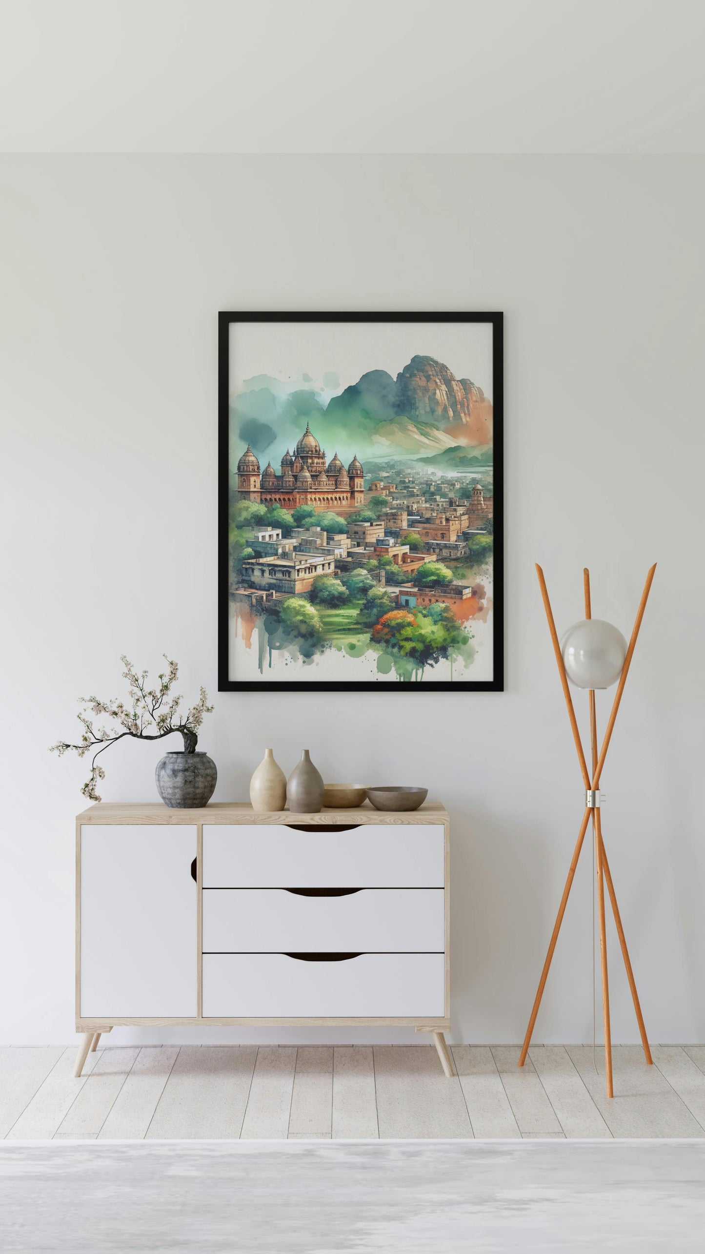 Serenus Virentis Indian Landscape Art: Captivating Cities, Quaint Villages, and Ethereal Towns