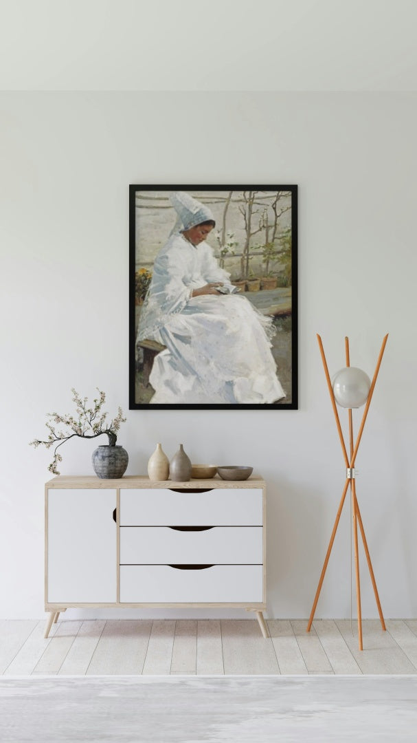 Communion Day by Edward E. Simmons Realism Art