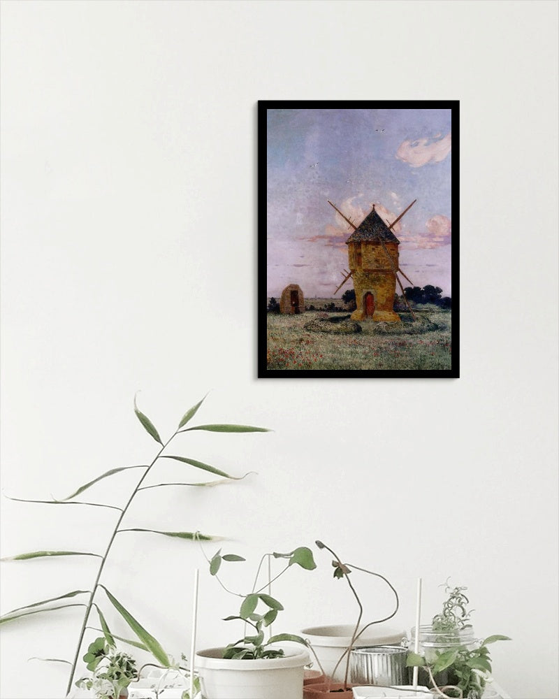 Windmill near Guerande by Ferdinand du Puigaudeau Neo-Impressionism Art