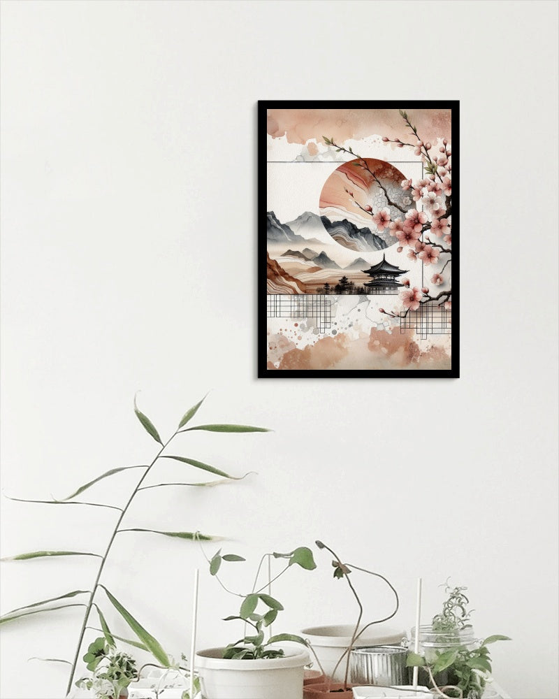 NaturaVividus Sakura: Ethereal Japanese Watercolor Art