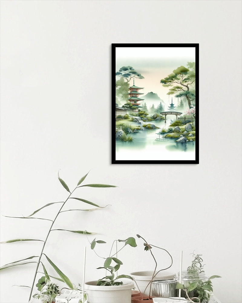 Serenum Natura: Modern Japanese Watercolor Art