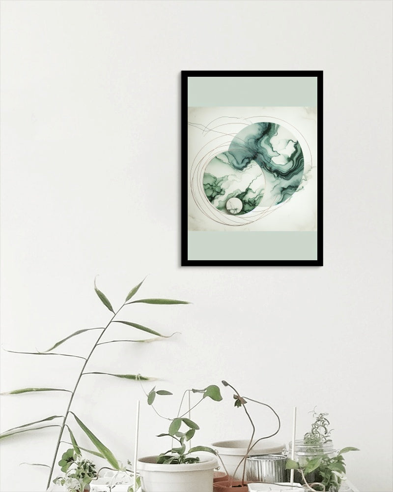 Verdant Ananya Nipponica: Modern Watercolor Japanese Art