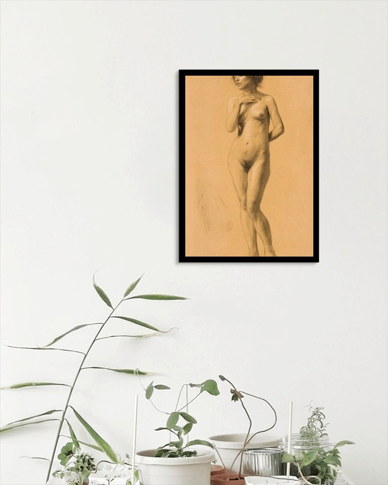 Female nude by Paul Mathiopoulos Realism Art