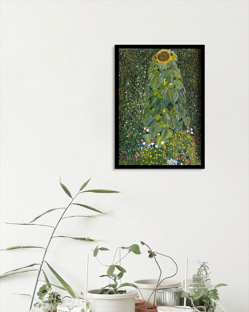 The Sunflower by Gustav Klimt Art Nouveau (Modern) Art dated 1907