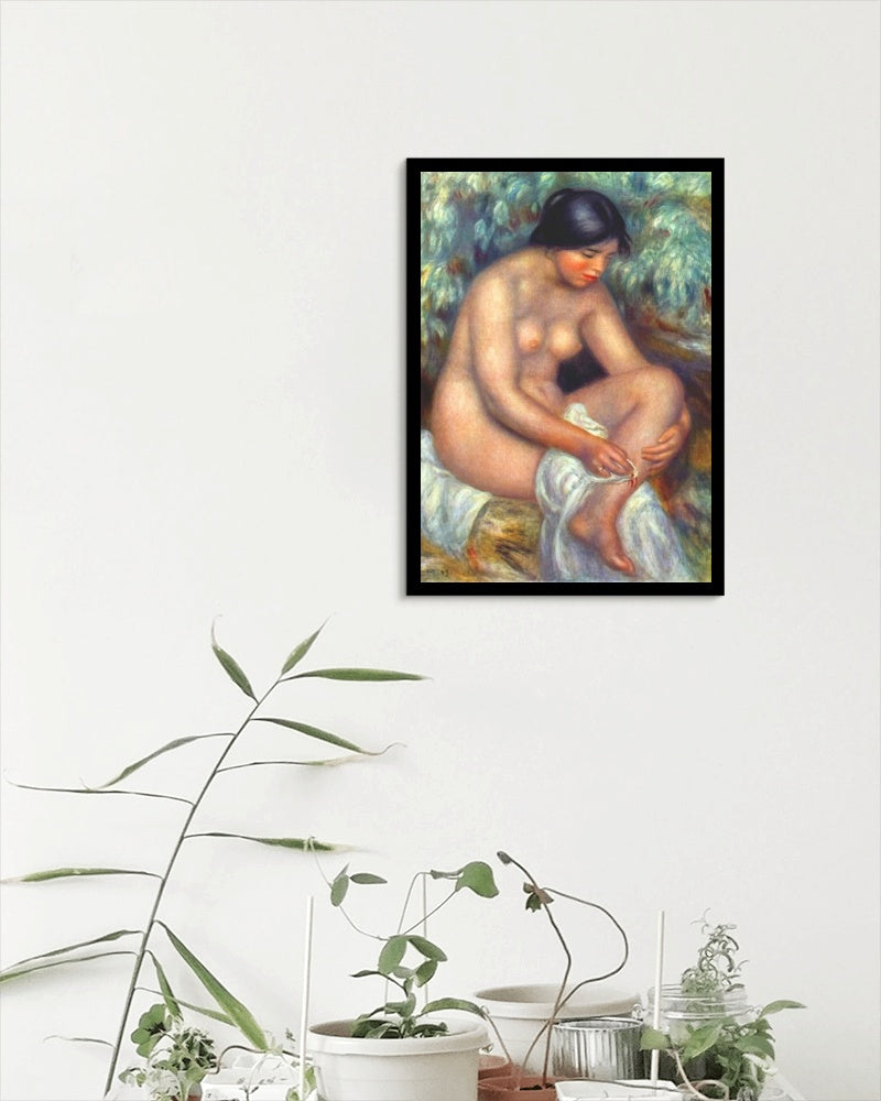 Bather wiping a wound by Pierre-Auguste Renoir Impressionism Art dated 1909