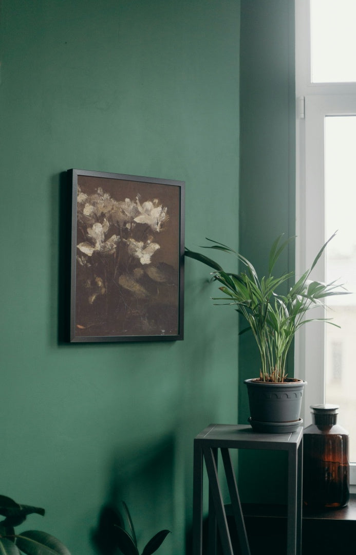 Flowers, Cyclamens by Henri Fantin-Latour Realism Art dated 1860