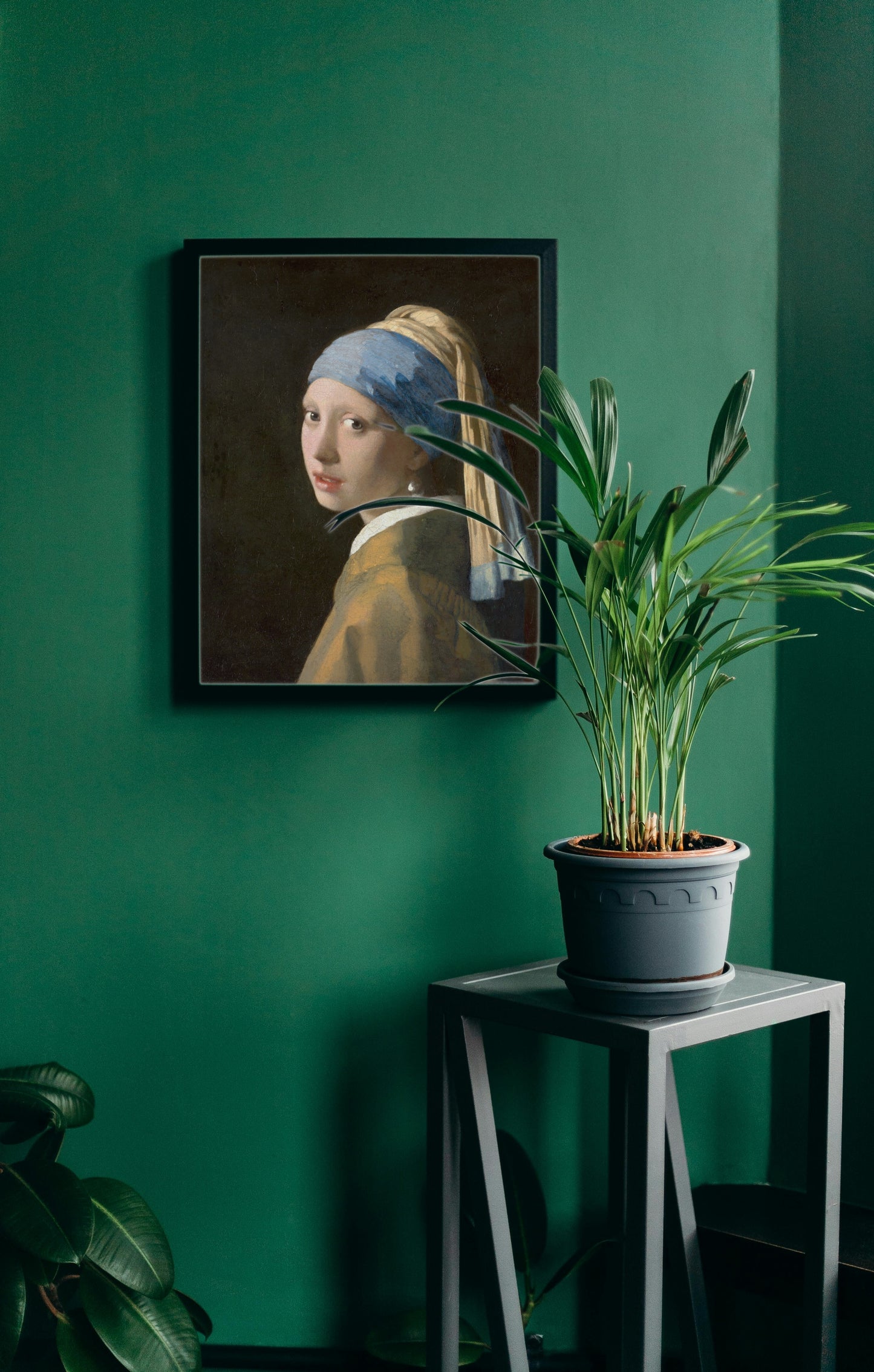 Girl with a Pearl Earring - Reprint of Johannes Vermeer's Masterpiece