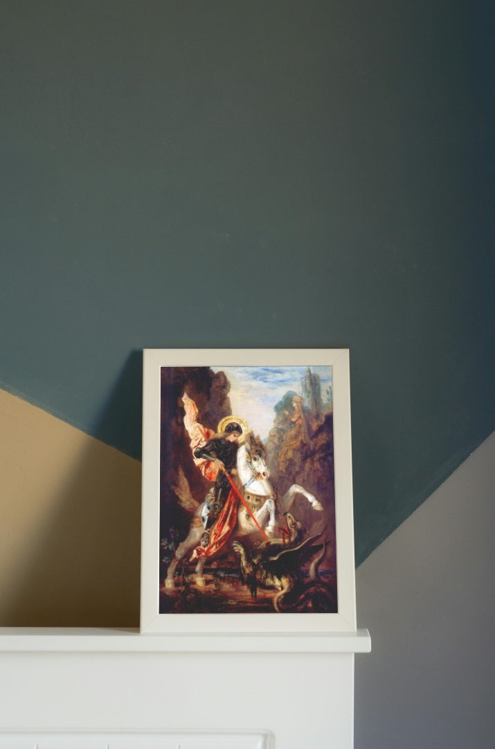 Saint George by Gustave Moreau Symbolism Art dated 1890