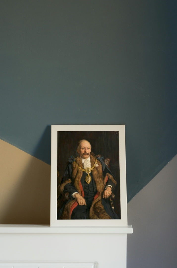 William Bolton, JP, Mayor of Warrington by James Charles Realism Art dated 1905