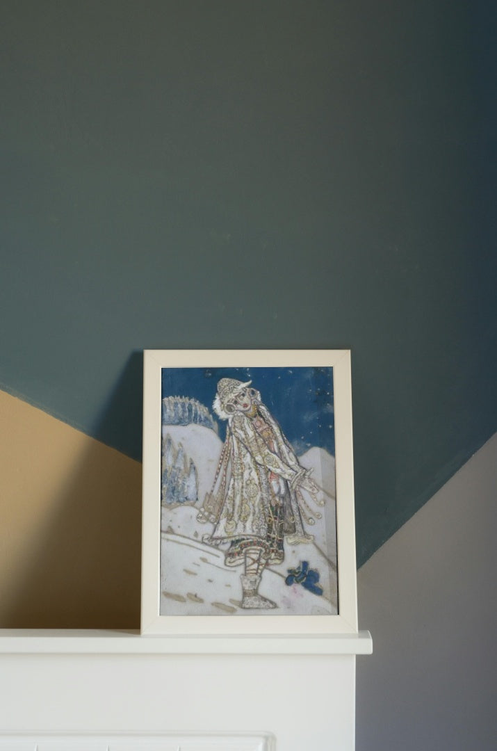 Snow Maiden by Nicholas Roerich Art Nouveau (Modern) Art dated 1912