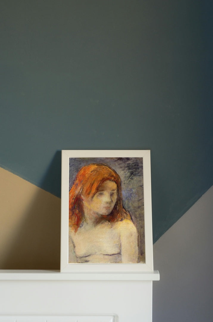 Bust of a nude girl by Paul Gauguin Impressionism Art dated 1884