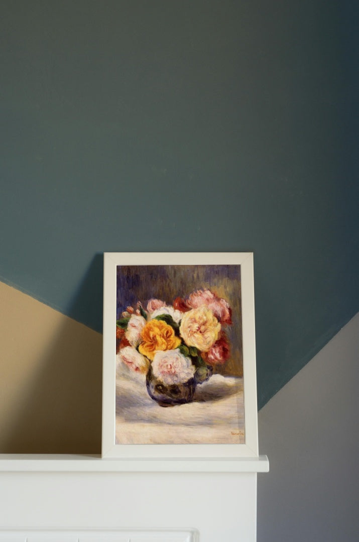 Bouquet of Roses by Pierre-Auguste Renoir Impressionism Art dated 1883