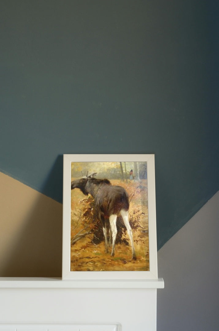 Browsing Moose by Richard Friese Naturalism Art